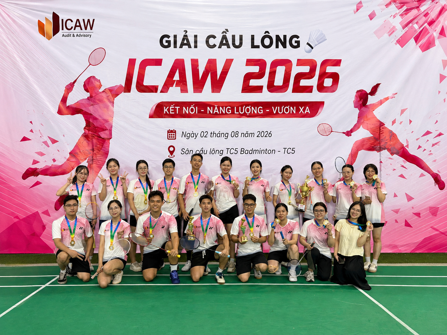 SÔI ĐỘNG GIẢI CẦU LÔNG ICAW LẦN THỨ NHẤT